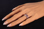 Bague 54 Alliance, rubis, saphirs, diamant 58 Facettes 22350-0261