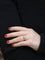 Bague 52 Bague Art-Déco Or blanc Platine Diamants 58 Facettes J180