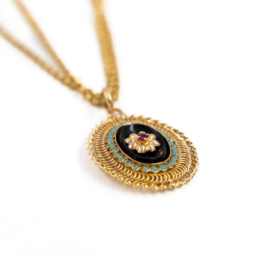 Collier Collier Sautoir Or jaune Rubis 58 Facettes 1655390CN