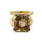 Bague 53 Bague en or jaune et quartz cheveux d'ange. 58 Facettes 30706