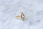 Bague Bague Marquise Art Deco perle, diamants 58 Facettes