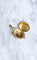 Pendentif Médaillon étoile or rose et turquoises 58 Facettes
