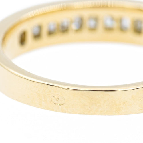 Bague 54 bague Demi alliance Or jaune Diamant 58 Facettes 2277582CN