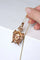 Pendentif Pendentif ancien faune, dieu Pan, diable, ouvrant en or rose et diamant 58 Facettes