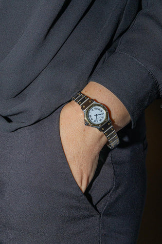 Montre Cartier Montre Santos Acier 58 Facettes 2660053CN