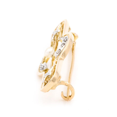 Broche Broche Art déco Or jaune Perle 58 Facettes 1528693CN