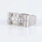 Bague Bague Tank Platine Diamants 58 Facettes 1