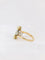 Bague 56.5 Bague Art Nouveau 2 Ors Diamants Perles 58 Facettes J174
