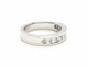 Bague 53 Bague Demie alliance Or blanc Diamant 58 Facettes 578777RV