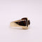 Bague 52 Bague Tank or jaune et 2 Diamants 58 Facettes