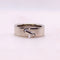 Bague Bague CHAUMET "liens" or blanc large 58 Facettes