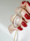Pendentif Pendentif Or jaune Platine Cristal de roche Diamants 58 Facettes