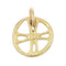 Pendentif Breloque en or roue 58 Facettes 15-283A