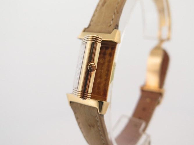 Montre montre jaeger lecoultre reverso lady 33 mm mecanique or 18k 58 Facettes 255591