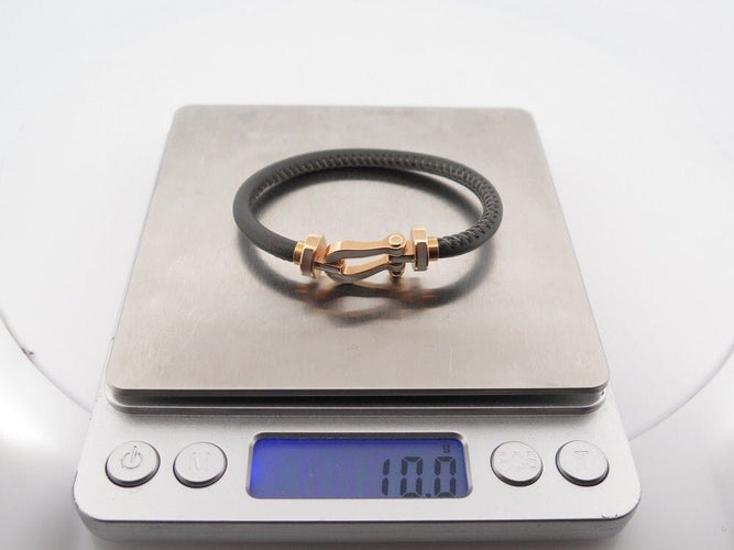 Bracelet bracelet FRED force 10 gm manille nacre & en or jaune 18k 58 Facettes 256724