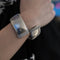 Bracelet Bracelet Manchette Carloro Perrota or gris diamants 58 Facettes 62800051
