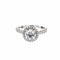Bague 51 Bague CARTIER Destinée en Platine 58 Facettes 60423-56233