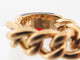 Bague 51 bague CHRISTIAN DIOR gourmette gm oeil de tigre or jaune 18k 58 Facettes 256695