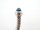 Bracelet bracelet DAVID YURMAN cable mm argent 925 5mm diamants topaze 58 Facettes 257556