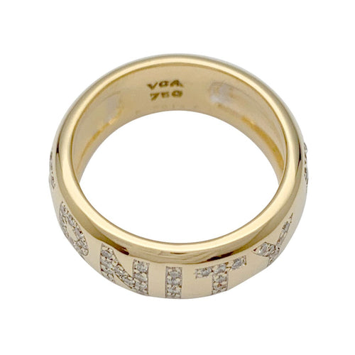 Bague 52 Bague Van Cleef & Arpels, "Eternity ring", or jaune, diamants. 58 Facettes 32106