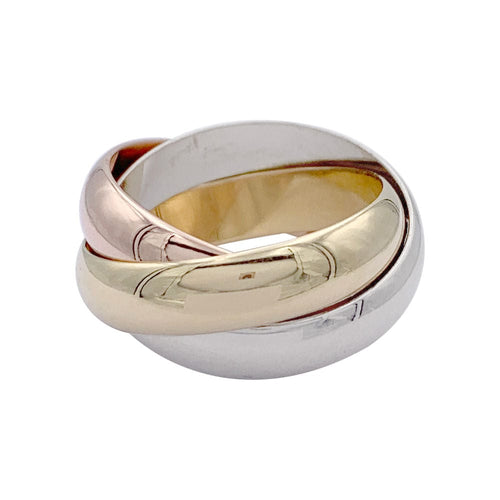 Bague 52 Bague Cartier "Trinity" 3 ors, grand modèle. 58 Facettes 32825