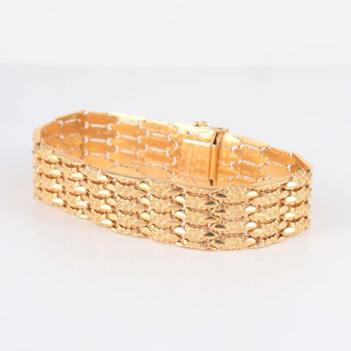 Bracelet Bracelet Manchette motif Fleur 58 Facettes 0