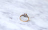 Bague Bague marguerite or rose et diamants 58 Facettes