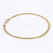 Bracelet Bracelet or jaune maille gourmette plate 58 Facettes CVBR34