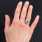 Bague 53 Bague saphir et diamants double rang ancienne 58 Facettes 21-151-53