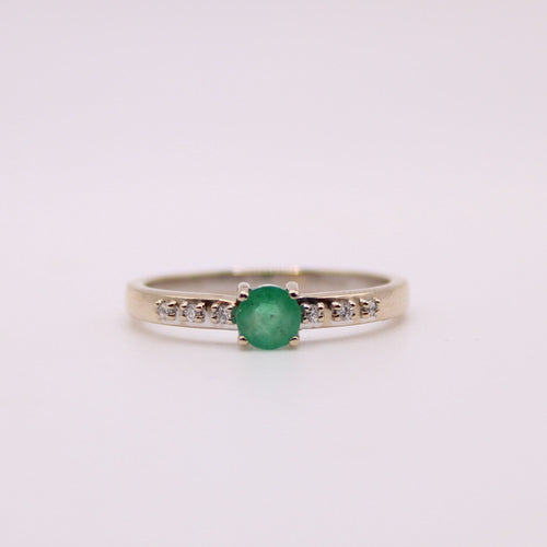 Bague MAUBOUSSIN - bague émeraude, diamants 58 Facettes
