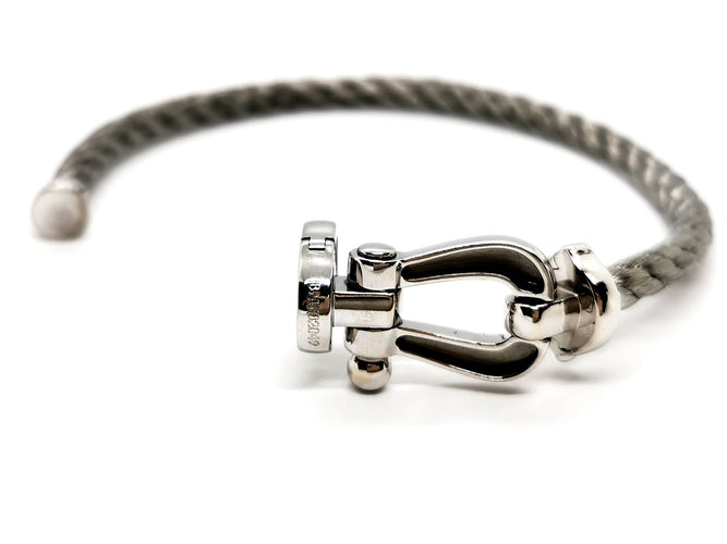 Bracelet Fred Bracelet Câble Force 10 Or blanc 58 Facettes 1528709CN