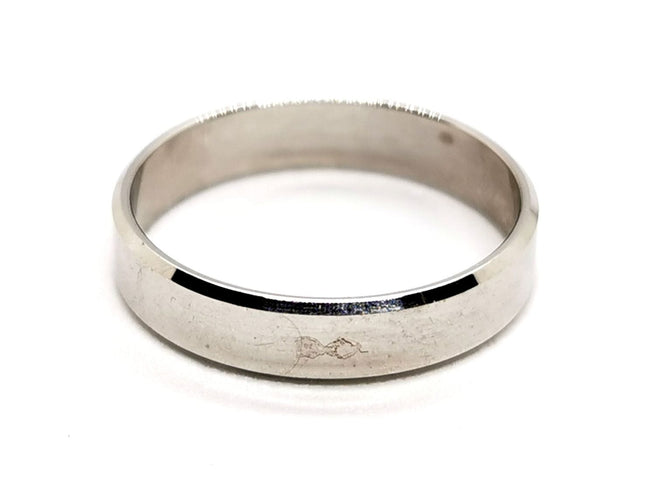 Bague 54 Bague Alliance Or blanc 58 Facettes 1178346CD