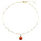 Collier Collier Pomellato, "Capri", or rose, corail, tsavorites. 58 Facettes 30912