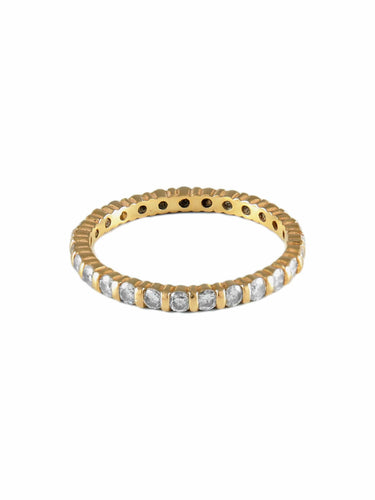 Bague Or Jaune / 61 / Diamants ALLIANCE "AMERICAINE" 27 DIAMANTS 58 Facettes BO/210014