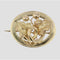 Broche Broche ancienne en or à décor de feuille de vigne 58 Facettes 13-052B