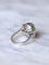 Bague vintage topaze bleue et diamants sur or et argent 58 Facettes