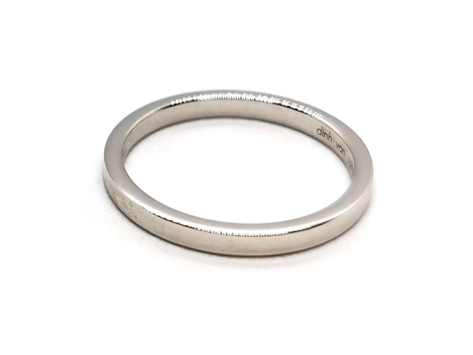 Bague 53 Dinh Van Bague Alliance Or blanc 58 Facettes 1292282CN