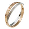 Bracelet Bracelet Cartier, "Love Pavé", or rose et blanc, diamants. 58 Facettes 30999