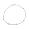 Bracelet Bracelet gouttière or blanc et diamants. 58 Facettes 32307