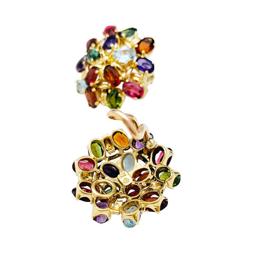 Boucles d'oreilles Boucles d'oreilles H.Stern en or jaune et pierres de couleur. 58 Facettes 30658