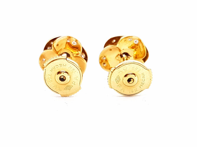 Boucles d'oreilles Boucles d'oreilles Fleur Or rose Diamant 58 Facettes 578707RV