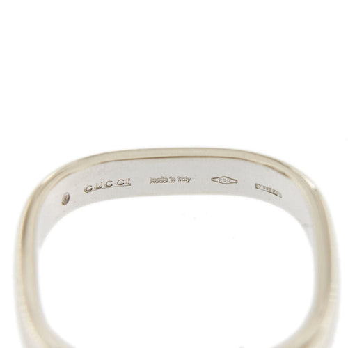 Bague 58 GUCCI - Alliance rectangulaire 58 Facettes 31890