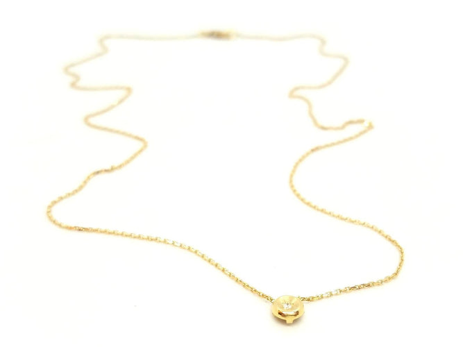 Collier Collier Or jaune Diamant 58 Facettes 579053RV