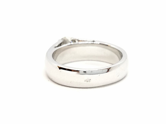 Bague 54 Bague Solitaire Or blanc Diamant 58 Facettes 578738RV