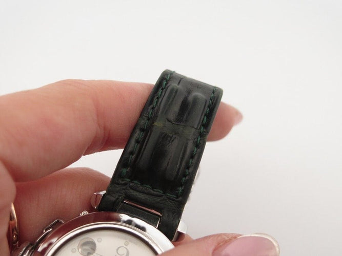 Montre montre CARTIER pasha 35 mm automatique en acier palladie 58 Facettes 257653