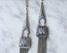 Collier Sautoir cravate argent et émail, Art Déco 58 Facettes