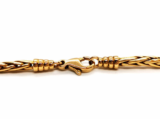 Collier Collier Maille palmier Or jaune 58 Facettes 1639505CN