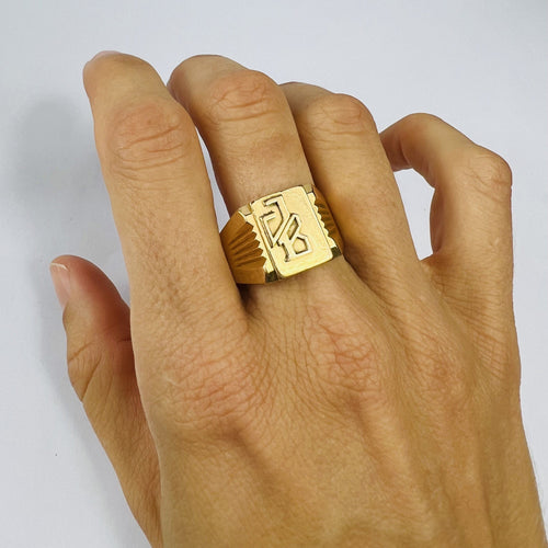 Bague 66 Chevalière Or Jaune 58 Facettes 20400000729