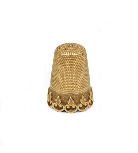 Accessoire Jaune / Or 750 Dé à coudre - Or 58 Facettes 220068R