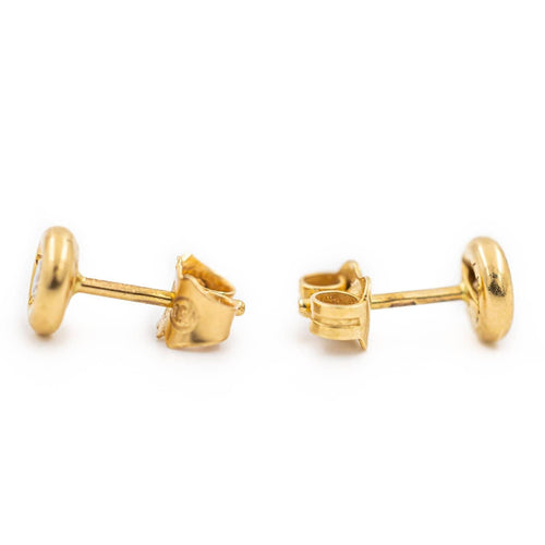 Boucles d'oreilles Boucles d'oreilles Puces Or jaune Diamant 58 Facettes 2294370CN